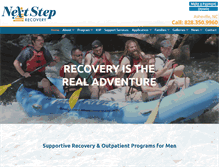 Tablet Screenshot of nextsteprecovery.com